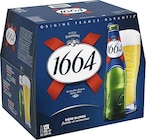 Bière Blonde 5.5% vol. - 1664 en promo chez Casino Supermarchés Lille à 5,65 €