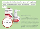 Direkt Flurbiprofen Spray bei Apotheke Gutersohn im Rhede Prospekt für 15,97 €