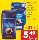 Kaffee Angebote von Mövenpick bei Netto Marken-Discount Halle für 5,49 €