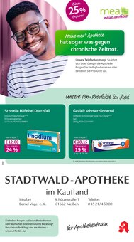 mea - meine apotheke Prospekt der KW 27 "Unsere Juni-Angebote" Aktueller mea - meine apotheke Prospekt "Unsere Juni-Angebote" Seite 1 von 4 Seiten