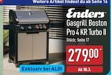 ALDI Nord Zahna - Gasgrill Boston Pro 4 KR Turbo II Angebot im Prospekt Gasgrill Boston Pro 4 KR Turbo II bei ALDI Nord im Zahna Prospekt für 279,00 €