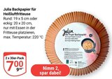 GLOBUS Zell - Julia Backpapier für Heißluftfritteuse Angebot im Prospekt Julia Backpapier für Heißluftfritteuse bei GLOBUS im Zell Prospekt für 7,00 €