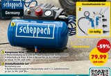 Kompressor Angebote von scheppach bei Penny Herten für 79,99 €