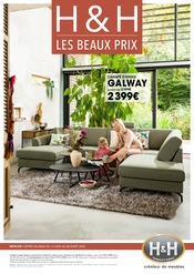 Catalogue H&H du moment, 20/07/2022 - 28/08/2022 Prospectus H&H en cours, "Les beaux prix",8 pages