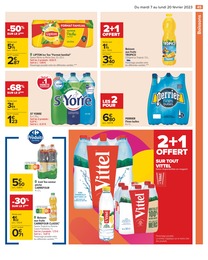 Prix et réduction Eau Minérale dans le prospectus Carrefour en cours Offre Eau Minérale dans le catalogue Carrefour du moment à la page 45