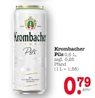 Aktuelle Krombacher Angebote bei E center in Dreieich Aktuelles Pils Angebot bei E center in Dreieich ab 0,79 €
