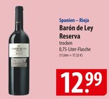 Barón de Ley Reserva Angebote bei famila Nordost Neustadt für 12,99 €