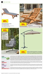Offre Fauteuil Pliant dans le catalogue Intermarché Hyper du moment à la page 54