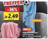 Fleecedecke Lara von LevelOne im aktuellen Sconto SB Prospekt