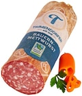 Bauernmettwurst oder Dielenwurst Angebote von Timmendorfer GQSH bei REWE Hildesheim für 1,79 €