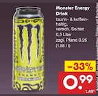 Aktuelle Monster Energy Angebote bei Netto Marken-Discount in Göttingen Aktuelles Drink Angebot bei Netto Marken-Discount in Göttingen ab 0,99 €