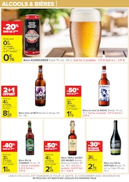 Offre Bière Triple dans le catalogue Carrefour du moment à la page 16