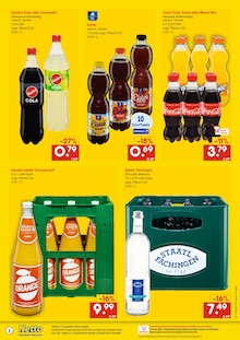 Coca Cola im Netto Marken-Discount Prospekt "DER ORT, AN DEM DU IMMER AUSGEZEICHNETE PREISE FINDEST." mit 6 Seiten (Langenhagen)