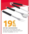 Set de 3 accessoires - Mr.Bricolage à Saint-Dizier Set de 3 accessoires en promo chez Mr.Bricolage Saint-Dizier à 19,90 €