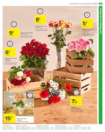 Prix et réduction Bouquet De Fleurs dans le prospectus Carrefour en cours Offre Bouquet De Fleurs dans le catalogue Carrefour du moment à la page 29