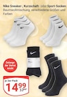 Sneaker-Socken Angebote von Nike bei GLOBUS Weinheim für 14,99 €