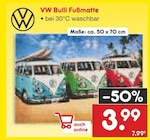 Bulli Fußmatte im Angebot bei Netto Marken-Discount in Recklinghausen Bulli Fußmatte Angebote von VW bei Netto Marken-Discount Recklinghausen für 3,99 €