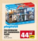 Polizeiwache mit Fahndungsraum Angebote von Playmobil bei Marktkauf Ravensburg für 44,99 €