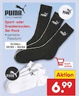 Sport- oder Sneakersocken, 3er Pack Angebote von Puma bei Netto Marken-Discount Potsdam für 6,99 €