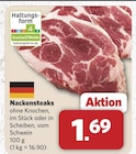 Nackensteaks ohne Knochen, im Stück für 1,69 € bei combi im Angebot Nackensteaks ohne Knochen, im Stück im aktuellen combi Prospekt