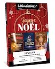 Coffret cadeau Wonderbox Joyeux Noël culturel pour 2 personnes dans le catalogue Fnac