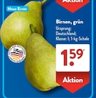 ALDI SÜD - Birnen, grün Angebot im Prospekt Birnen, grün bei ALDI SÜD im Prospekt "" für 1,59 €