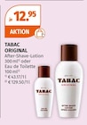 After-Shave-Lotion oder Eau de Toilette von TABAC ORIGINAL im aktuellen Müller Prospekt für 12,95 €