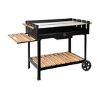 BBQ Hero Holzkohlegrill, Vereinsgrill Grillfläche 99x57,5 Edelstahl - schwarz Angebote von BBQ Hero bei Hagebaumarkt Solingen für 169,00 €