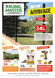 Prospectus Jardineries & Animaleries Rural Master en cours, ARRIVAGE, 16 pages, 01/06/2026 - 20/06/2026 Catalogue Jardineries & Animaleries Rural Master en cours à Ruaudin et alentours, ARRIVAGE, 16 pages, 01/06/2026 - 20/06/2026