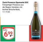 Prosecco Spumante DOC im Angebot bei GLOBUS in Halle Prosecco Spumante DOC Angebote von Zonin bei GLOBUS Halle für 6,99 €