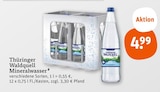 Mineralwasser Angebote von Thüringer Waldquell bei tegut Erfurt für 4,99 €