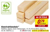 toom Baumarkt Spremberg - Konstruktionsholz Angebot im Prospekt Konstruktionsholz bei toom Baumarkt im Spremberg Prospekt für 1,58 €