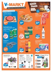 Balkonpflanzen im V-Markt Prospekt in Kaufbeuren Aktueller V-Markt Prospekt mit Balkonpflanzen, "V-Markt einfach besser einkaufen", Seite 1