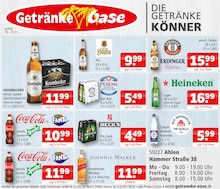 Krombacher im Getränke Oase Prospekt "Aktuelle Angebote" mit 1 Seiten (Ahlen)