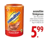 Trinkgenuss Der Klassiker von ovomaltine im aktuellen EDEKA Prospekt für 5,99 €