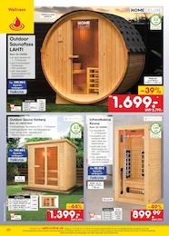 Sauna Angebot im aktuellen Netto Marken-Discount Prospekt auf Seite 20