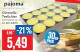 Citronella Teelichter Angebote von pajoma bei Kaufhaus Stolz Cuxhaven für 5,49 €