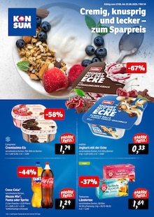 Teekanne im aktuellen Konsum Prospekt (Dresden) Teekanne im Konsum Prospekt "Cremig, knusprig und lecker - zum Sparpreis" mit 12 Seiten (Dresden)