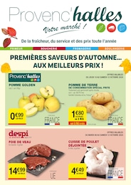 Catalogue Supermarchés Provenc’halles en cours à Lempdes et alentours, PREMIÈRES SAVEURS D’AUTOMNE… AUX MEILLEURS PRIX !, 2 pages, 10/10/2024 - 12/10/2024