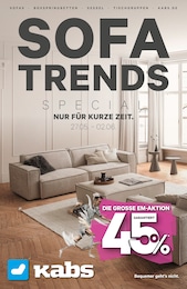 Kabs Prospekt "Sofa Trends!" für Dergenthin, 14 Seiten, 27.05.2024 - 02.06.2024