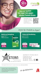 mea - meine apotheke Prospekt für Darmstadt mit 4 Seiten mea - meine apotheke Prospekt für Darmstadt: "Unsere August-Angebote", 4 Seiten, 01.08.2025 - 31.08.2025