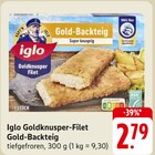 Aktuelles Goldknusper-Filet Gold-Backteig Angebot bei EDEKA in Pforzheim ab 2,79 €