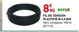 Rural Master Amilly - Promo Fil de tension plastifié Ø 2.4 mm Promo Fil de tension plastifié Ø 2.4 mm à 8,90 € dans le catalogue Rural Master à Amilly