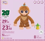 Intermarché Hyper Douarnenez - Promo Mon bébé singe little live pets Promo Mon bébé singe little live pets à 23,92 € dans le catalogue Intermarché Hyper à Douarnenez