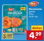 Norwegischer Räucherlachs Angebote von Sea Gold bei Netto Marken-Discount Waiblingen für 4,29 €