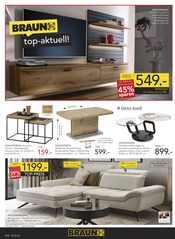 Aktueller BRAUN Möbel-Center Prospekt mit Couchtisch, "EXKLUSIVER PERSONALVERKAUF", Seite 4