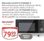 Mikrowelle mit Grill YC-PG204AE-S im Angebot bei GLOBUS in Halle Mikrowelle mit Grill YC-PG204AE-S Angebote von Sharp bei GLOBUS Halle für 79,99 €