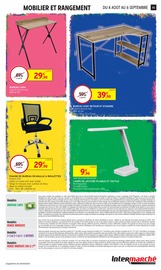 Promos Chaise dans le catalogue "VIVEMENT LA FIN DES VACANCES" de Intermarché Super Chaise en promo dans le catalogue Intermarché Super à la page 43