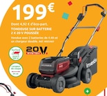 Promo Tondeuse sur batterie 2 x 20 V poussée à 199,00 € dans le catalogue Mr.Bricolage à Saint-Pierre-en-Faucigny
