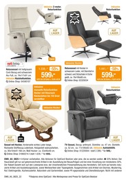 Hocker Angebot & Preis im aktuellen Opti-Wohnwelt Prospekt Hocker Angebot im aktuellen Opti-Wohnwelt Prospekt auf Seite 22